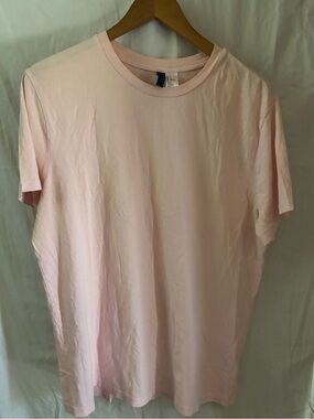 Divided H&M Light Pink Short Sleeve Crewneck Tee